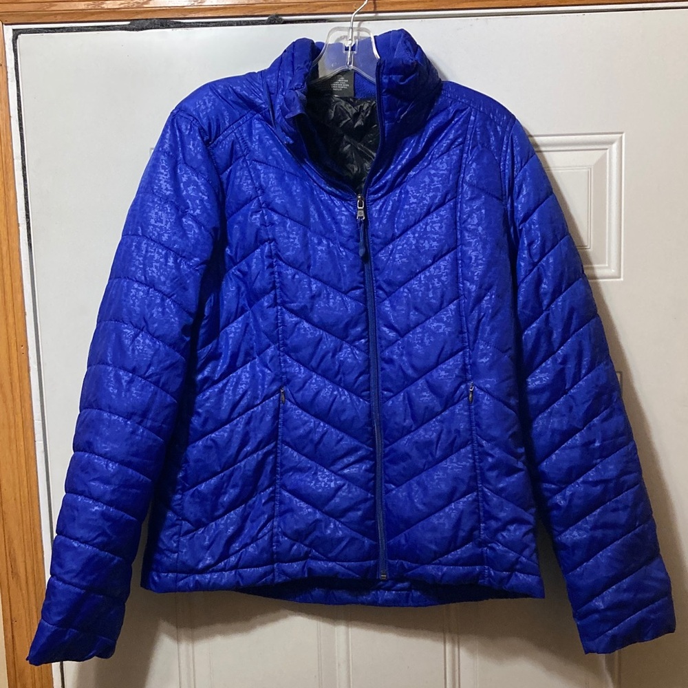 Women's Blue Quilted Jacket M